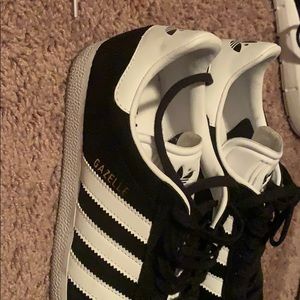 adidas Shoes - Adidas Black with white Stripes adidas Shoes - Adidas Black with white Stripes